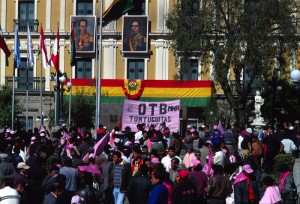 Bolivia - La Paz - manifestazione