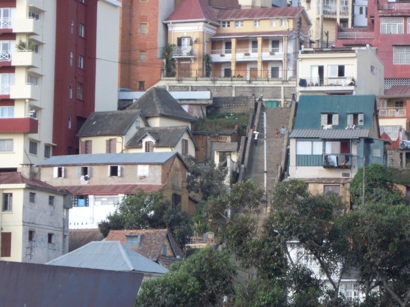 Madagascar - Le strade ripide di Tana Madagascar - Le strade ripide di Tana