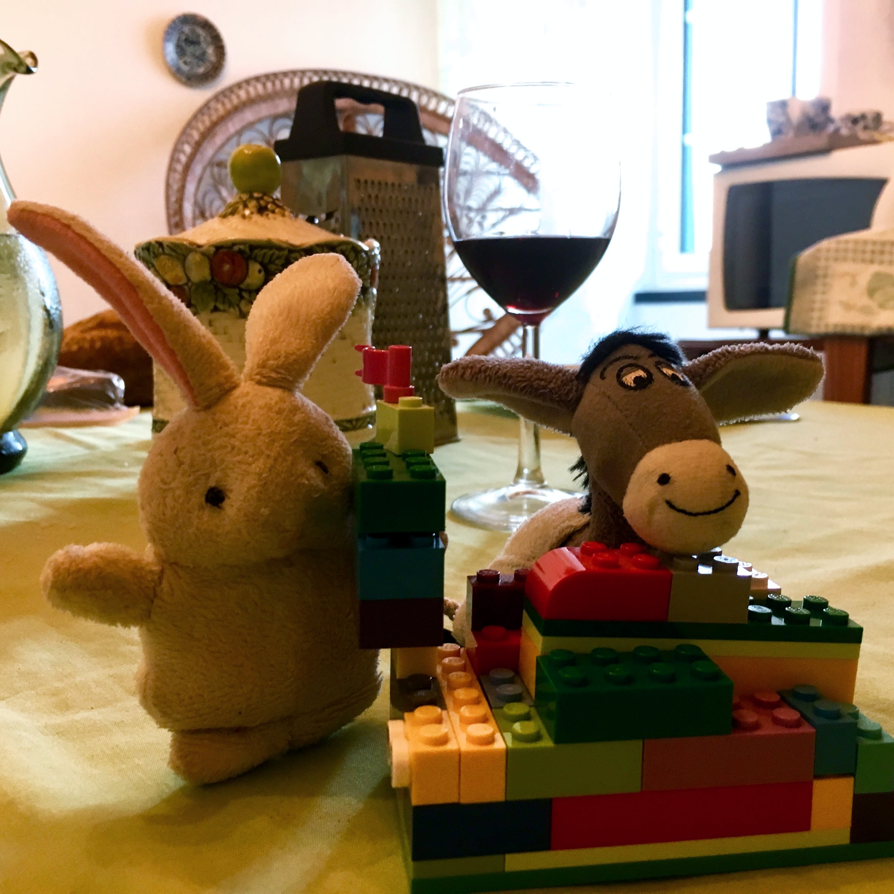 Donkey-and-Rabbit-at-home
